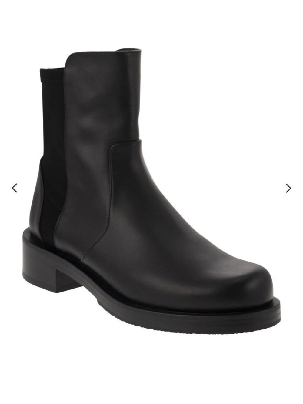 Stuart Weitzman 5050 Black Leather Boots W-13 ($895)